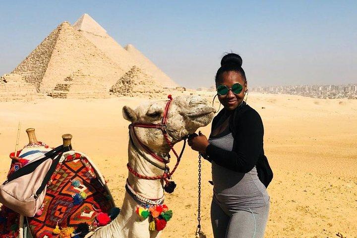 Day Tour to Giza pyramids, Sphinx including Camel Ride and The Egyptian Museum