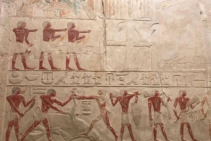 Giza pyramids, Sphinx, Sakkara and Dahshur Private Trip