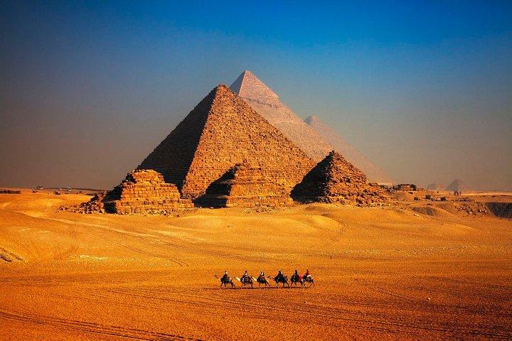 Private Tour Giza Pyramids, Sakkara pyramid, Memphis city ,Camel Ride with Lunch
