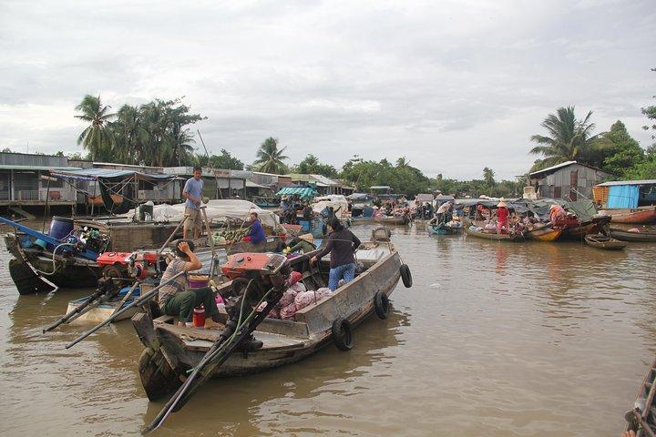 1-day Mekong Delta Tour: Cai Be Market, Local Island and Cycling