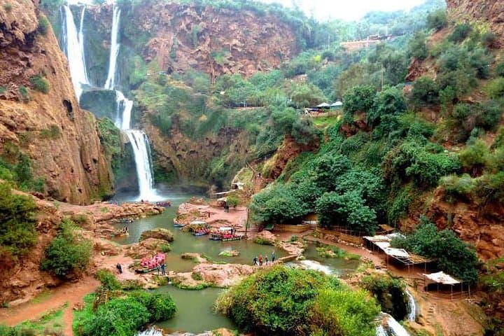 Guided day Trip To Ouzoud Waterfalls with boat tour