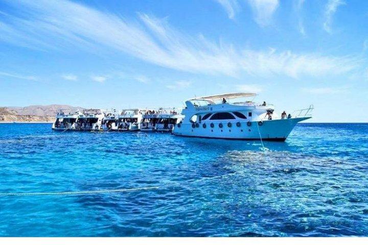Boat Trip to Ras Mohamed & White island Red Sea & Snorkeling in Sharm elsheikh