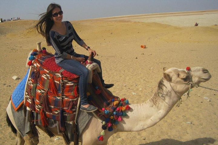 Sunset Camel Ride around the Giza Pyramids Desert