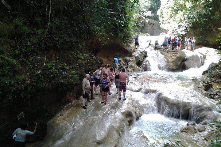 Blue Hole and River Tubing from Montego Bay