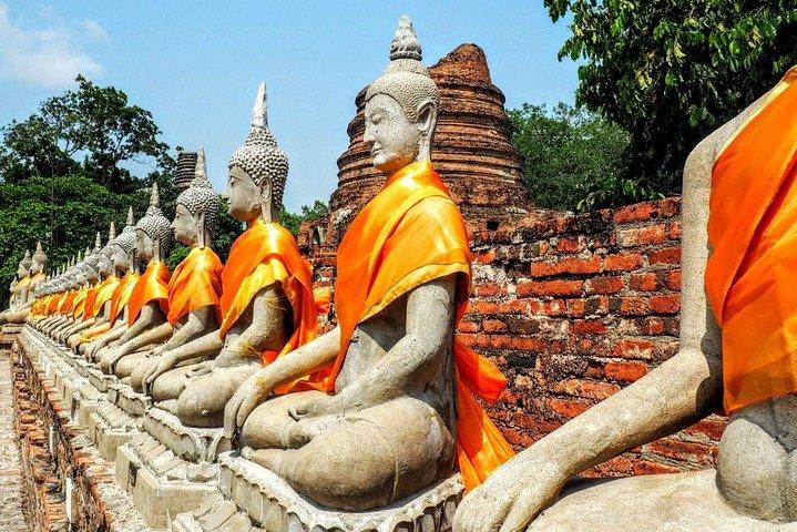 Ayutthaya Highlights Tour with Scenic Grand Pearl River Cruise