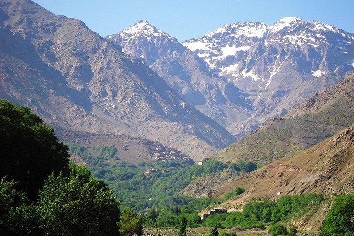 Day Trip:Berber Villages and 4 Valleys Atlas Mountains &Waterfu l& camel Ride