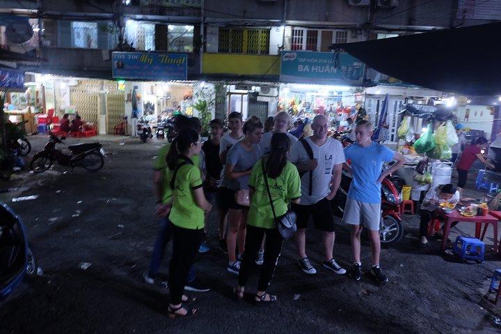 Saigon After Dark and Street Food by Motorbike and Scooter