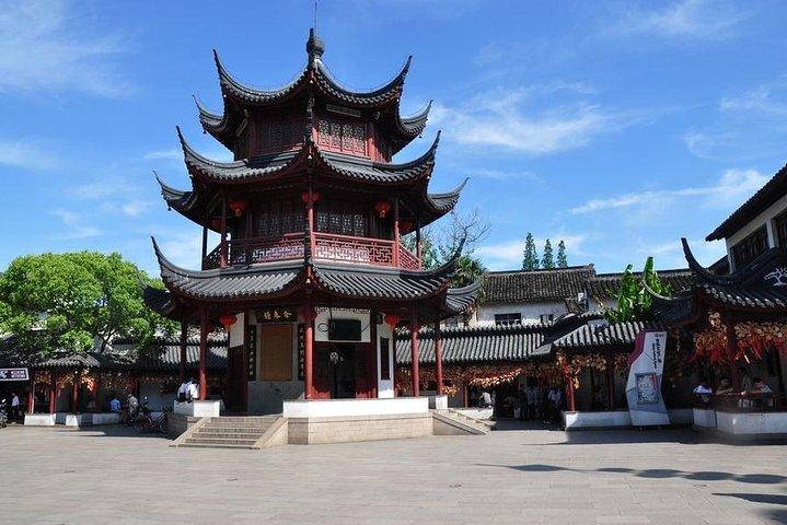 Qibao Ancient Town and Shanghai City Highlights Private Tour