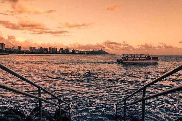 Waikiki Glass Bottom Boat Sunset Cruise