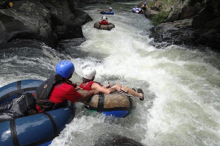 Combo tour: Tubing, Canopy and Hot Spring from Playa Flamingo