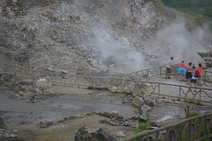 Miravalles Volcano and Waterfalls from Playa Hermosa