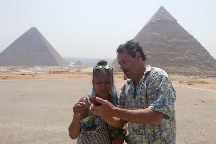 Giza Pyramids Day Trip include enter inside the Great Pyramid & the Sphinx