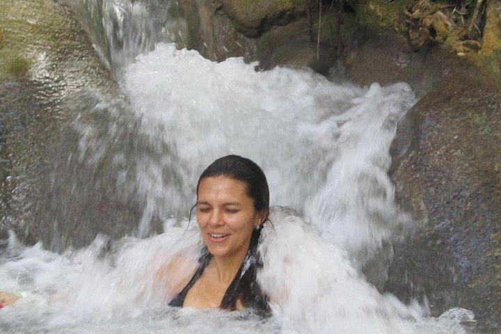 Blue Hole plus Secret Falls and Dunns River Falls Combo from Falmouth Hotels