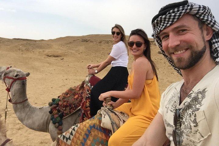 Giza Pyramids, Sphinx, Inside Pyramid & Camel Ride Private Tour