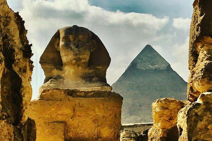 Giza Pyramids, Sphinx, Inside Pyramid & Camel Ride Private Tour