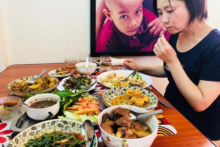 Cooking class in the down town of Yangon, half day tour (07:30 AM - 12:30 PM)