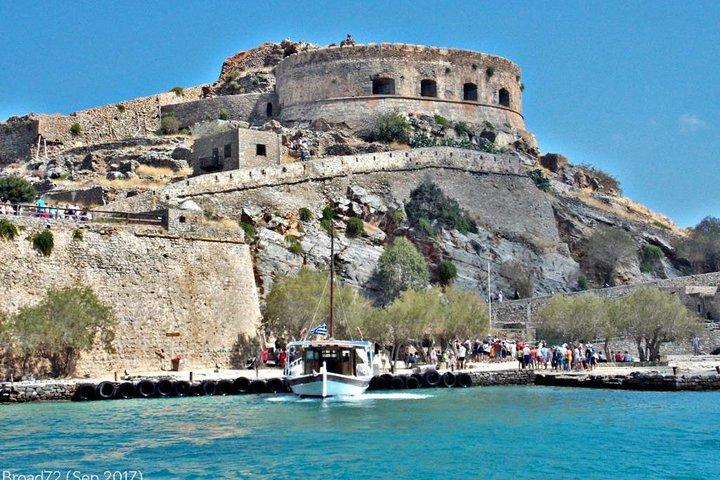 Heraklion : Spinalonga, Agios Nikolaos , Elounda Boat Tour & BBQ