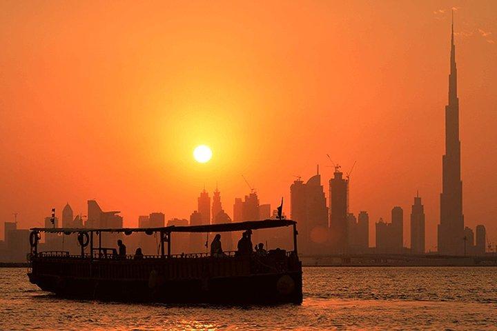 Sun Set Abra (wooden boat) Ride with Emirati High Tea