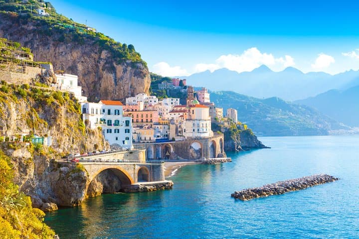 Naples Shore Excursion: the Amalfi coast and Pompeii with skip the line tickets