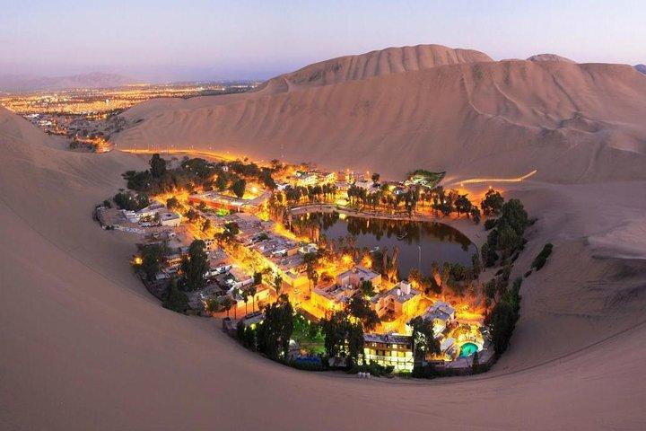 Paracas, Ica and Huacachina Oasis from Lima with Touristic Van