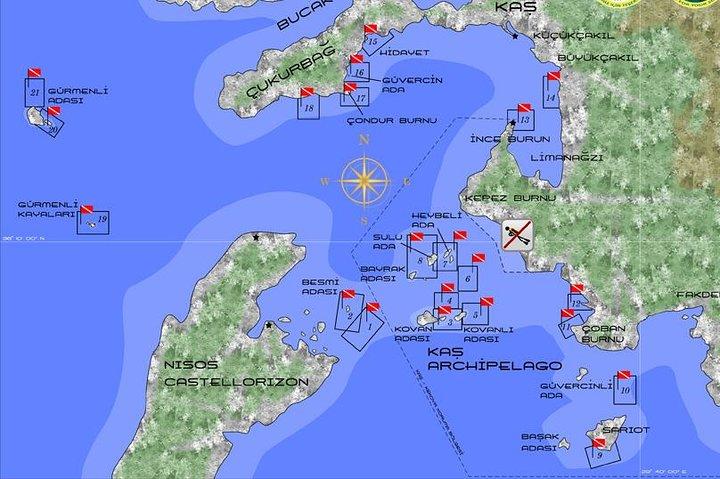 Scuba Diving in Kas for Certified Divers incl. All Equipments