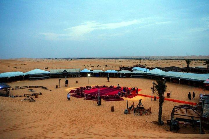 Dubai Evening Desert Safari: Dune Bashing, Camel Ride & BBQ