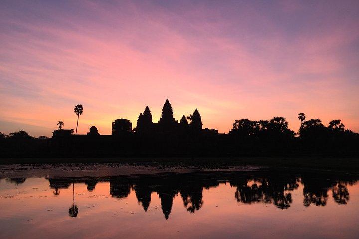 Angkor Wat sunrise small quiet temples