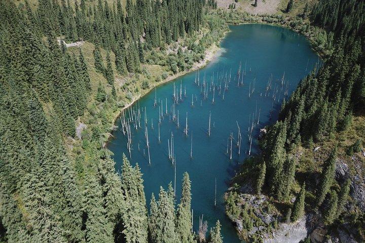 Kolsai and Kaindy lakes, via Charyn canyon. Private Day Tour from Almaty