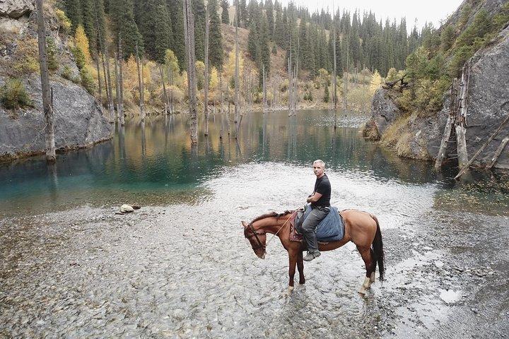 Kolsai and Kaindy lakes, via Charyn canyon. Private Day Tour from Almaty