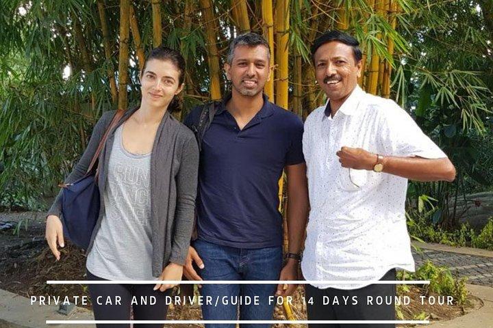 Private Car Hire with Driver-Guide for 14 Days Round Tour