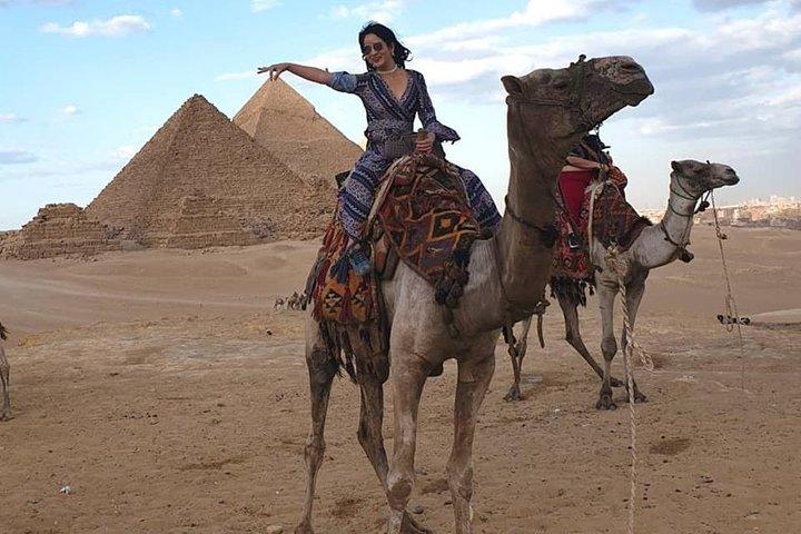 Giza Pyramids ,Queen Pyramids ,Sphinx ,Mummification temple