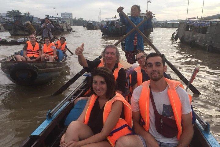 Cai Rang floating market, see sunrise, CaCao orchard, small canal