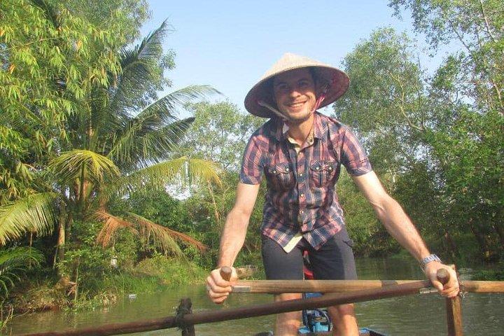Cai Rang floating market, see sunrise, CaCao orchard, small canal