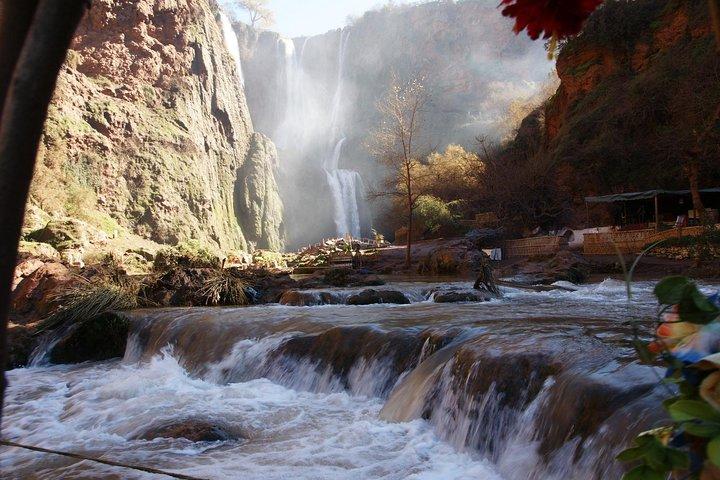 Marrakech: Ouzoud Waterfalls Guided Day Trip with Boat Ride