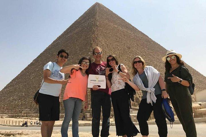 Day Tour to Giza Pyramids, The National Museum Of Egyptian Civilization & Bazzar