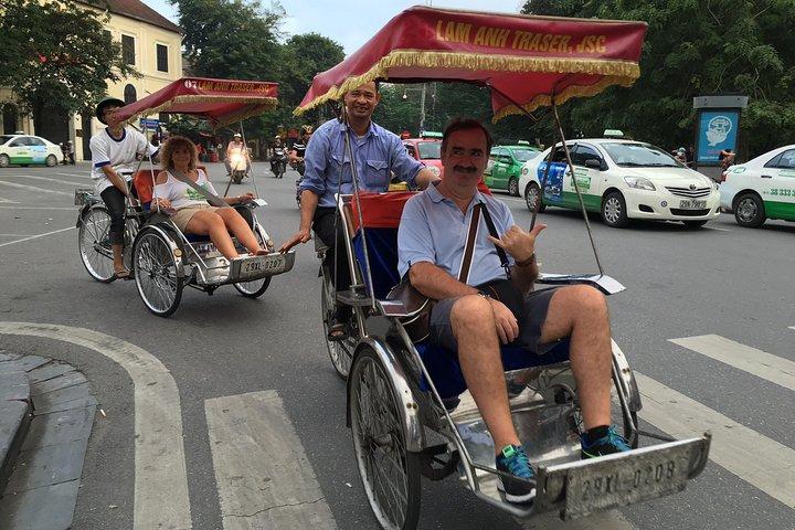 Trishaw Cyclo Tour Hanoi Old Quater Highlights