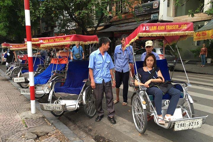 Trishaw Cyclo Tour Hanoi Old Quater Highlights