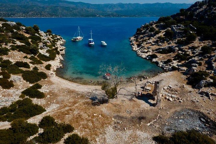 Deluxe Sunken City Boat Guided Tour From Kas