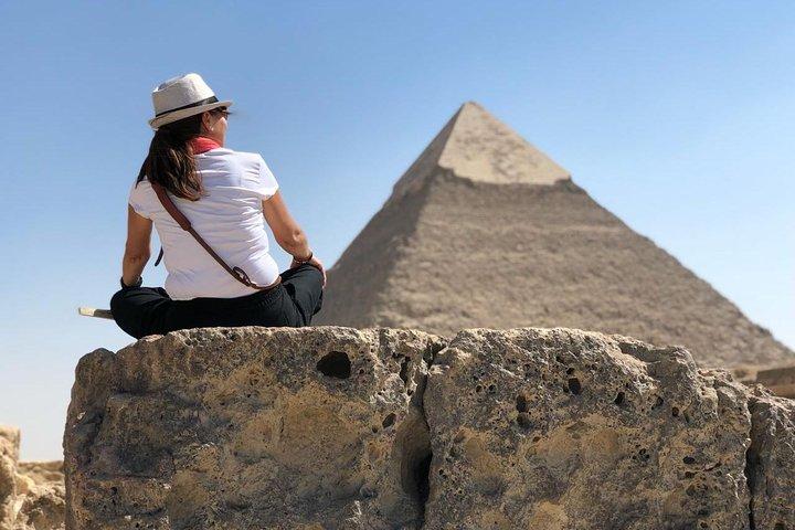 Luxury Giza Pyramids Tour with Breakfast & Camel Ride Experience