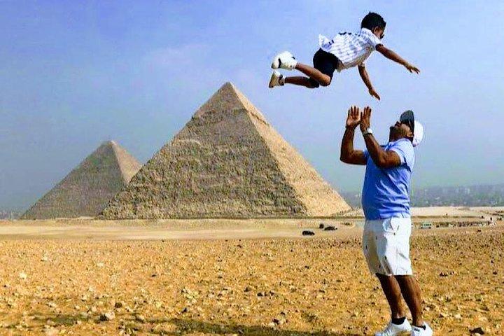 Full-day Great Pyramids, Saqqara step Pyramid, and Dahshure tour