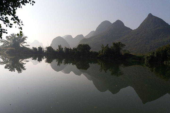 1 Day Yangshuo Countryside Cycling and Yulong bamboo boat Private Tour