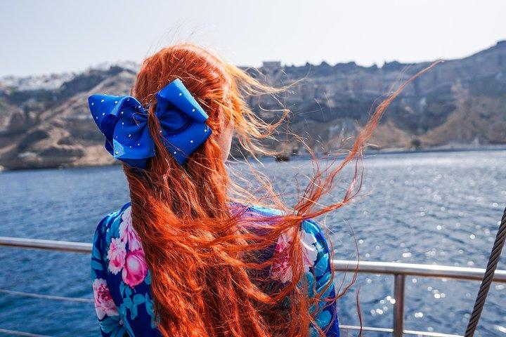 Santorini Caldera Morning Cruise With King Thiras Boat