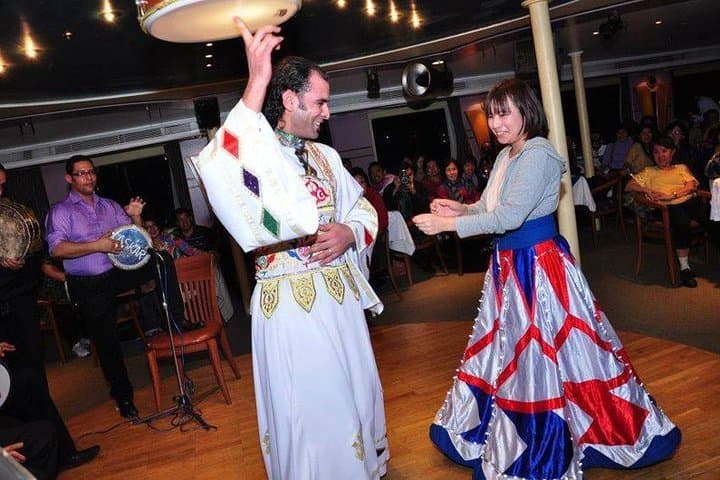 Cairo Dinner Cruise show with belly dancer show on Nile river