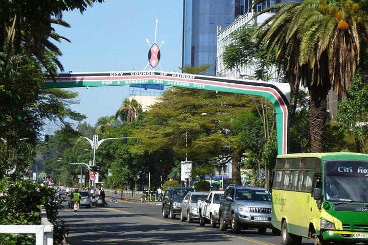 Day tour at the Nairobi city center