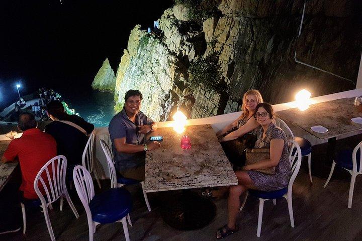 Sunset + High Cliff Divers La Quebrada at La Perla - Only Drinks