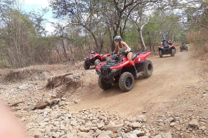 ATV and Canopy Zipline Tour from Tamarindo