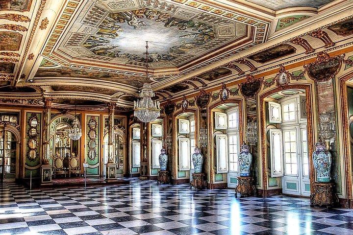Queluz Royal Palace, Mafra Royal Palace and Convent Private Tour from Lisbon