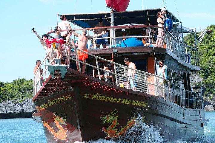 Private Half-Day Red Dragon Yacht for Snorkeling Koh Tan & Visit Pig Island
