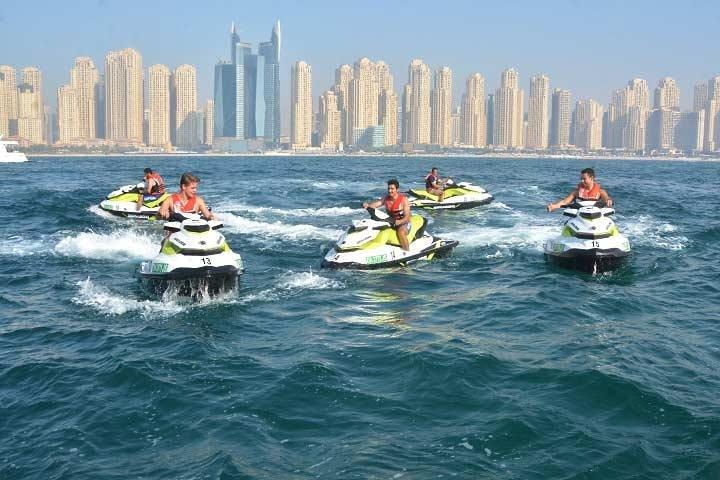Go on a Jet Ski Safari Adventure to Burj al Arab, Palm Jumeirah and Dubai Marina