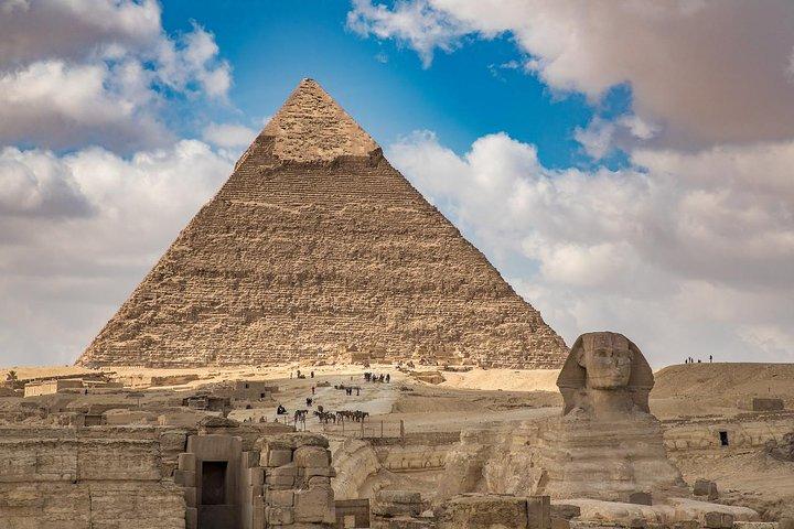 VIP Giza pyramids ,sphinx,Camel ride lunch and inside the pyramid